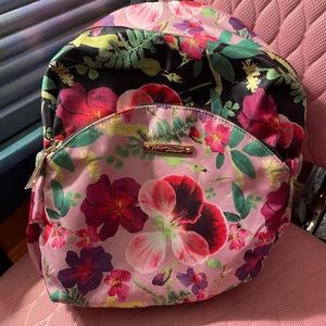 Betsy Johnson floral backpack